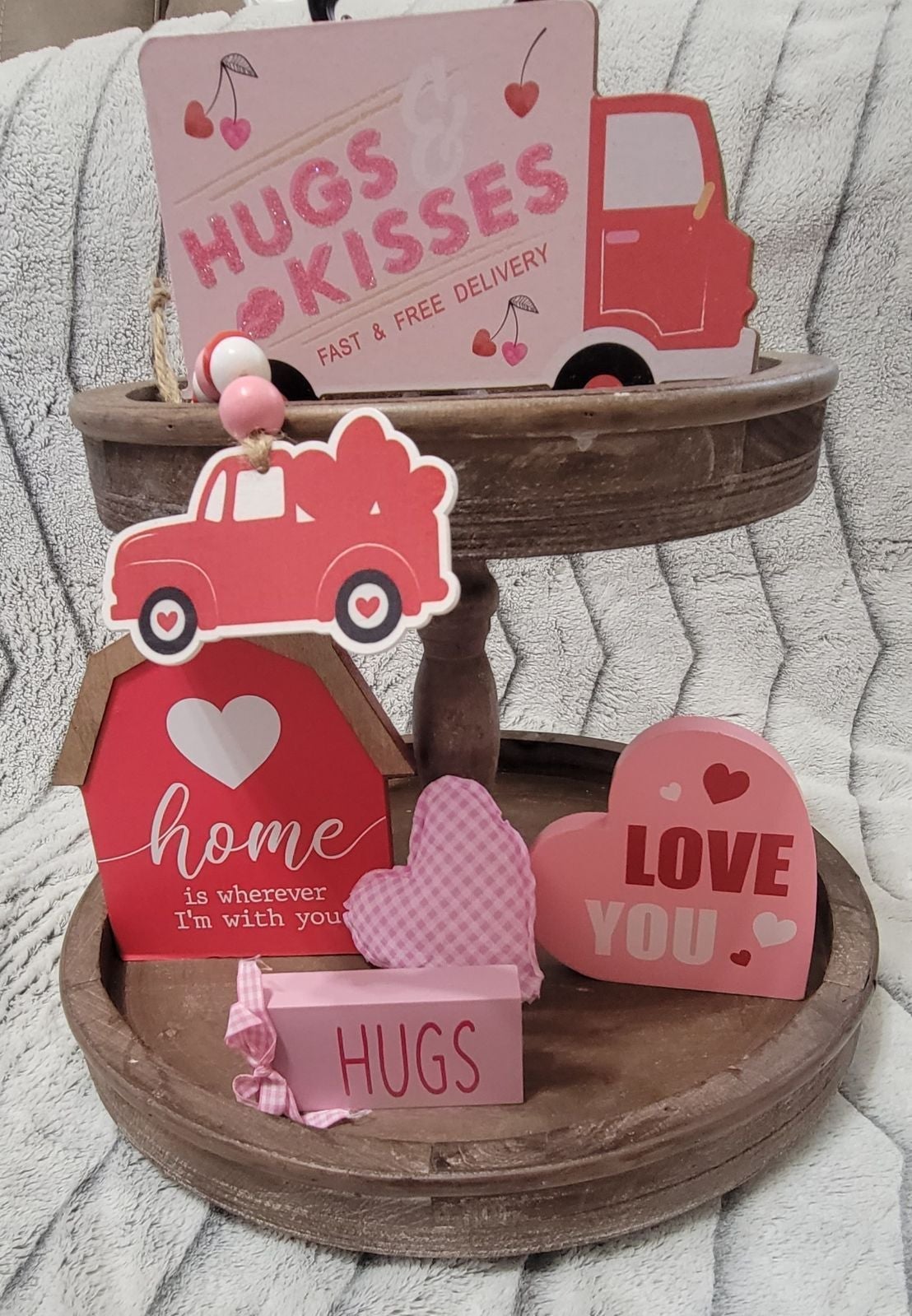 Valentine Tier Tray Decor. O#18