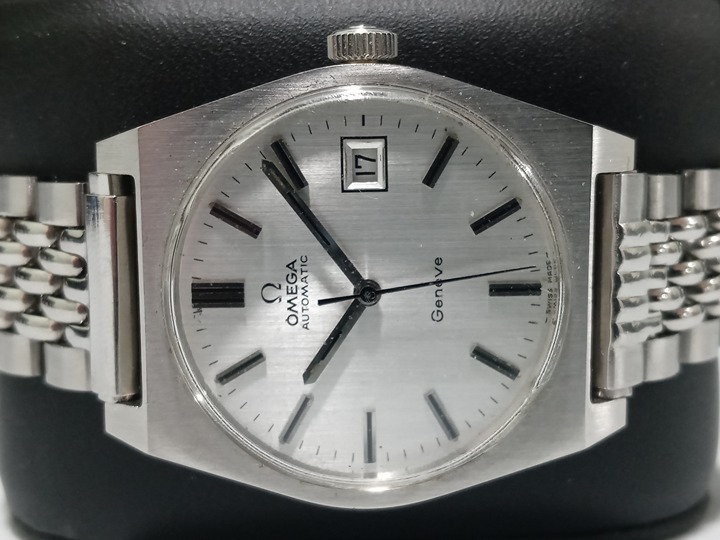 Omega Geneve 35mm SeaMaster Speed Silver Dial Date Swiss Auto SERVICED CLEAN