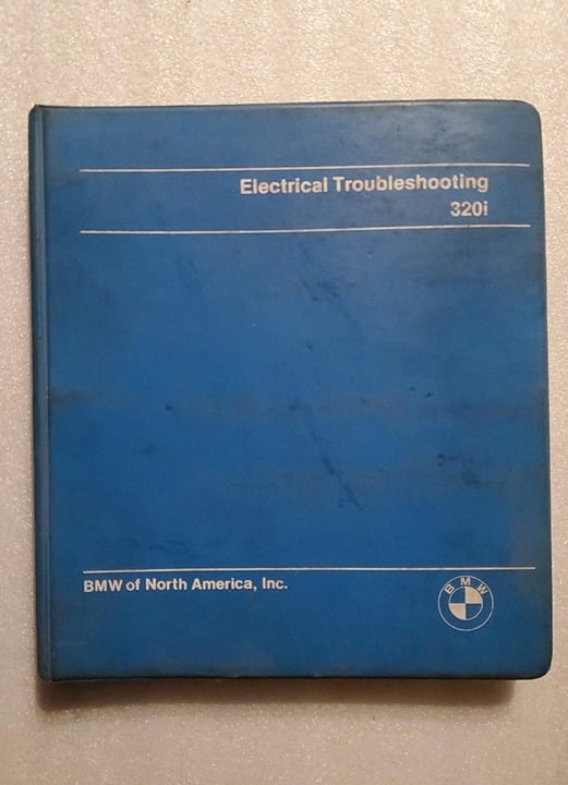 BMW 320i OEM Electrical Troubleshooting Manual 1981-1983