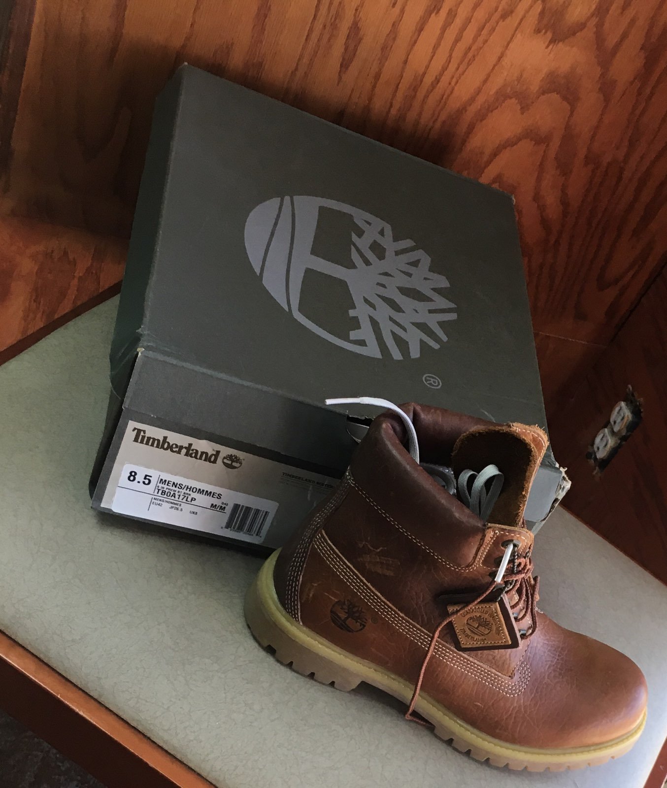Leather Brown Timberlands
