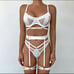 Lingerie set 3-Piece Black Bra Set Women . Lingerie Set Ladies