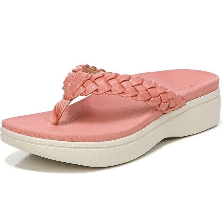 Vionic Sandals Womens Terra Cotta Kenji 11 Leather Slip On New