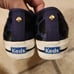Kate Spade & Keds Collab Triple Decker Blue Leopard Print Slip-on Shoes Size 7.5