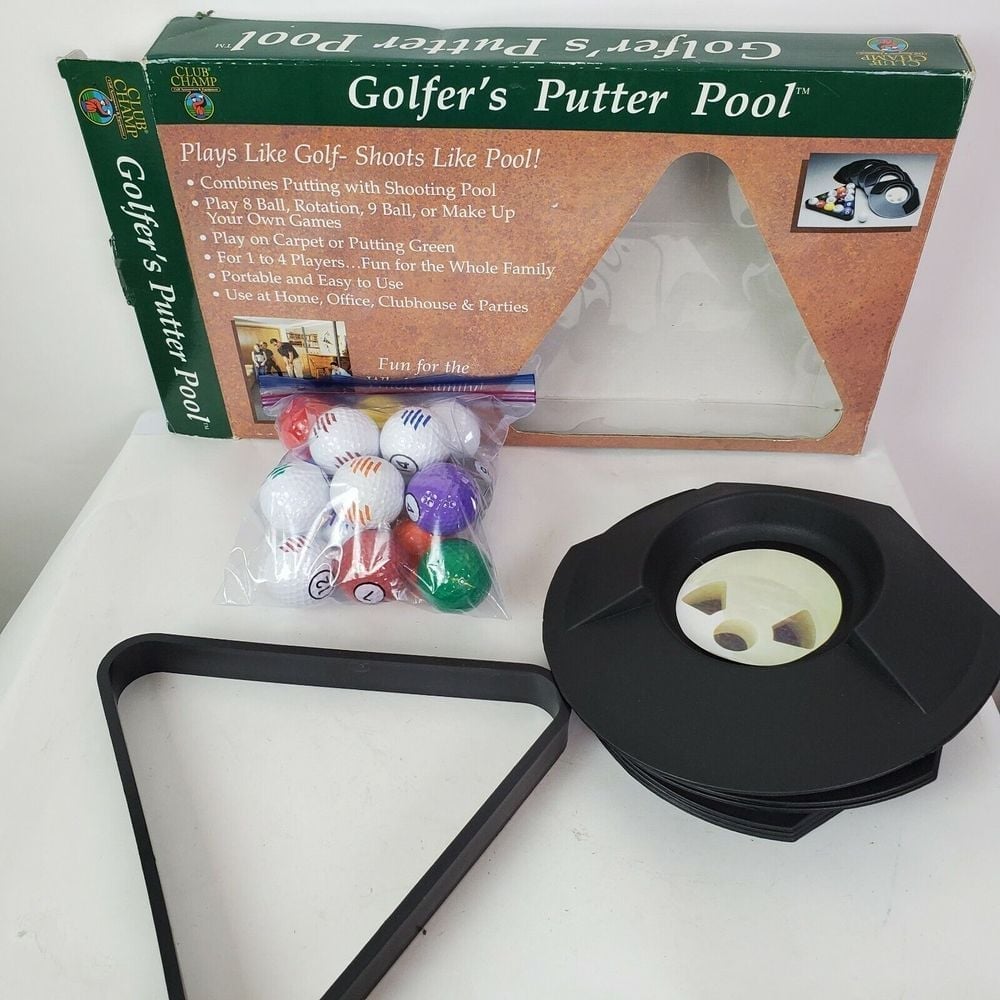 Vintage Golfers Putter Pool Game Dennco Club Champ Practice Great Game Family