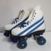 Vintage 70s White/Blue Roller Derby High Top Skates Size M4-W6