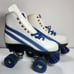 Vintage 70s White/Blue Roller Derby High Top Skates Size M4-W6