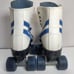 Vintage 70s White/Blue Roller Derby High Top Skates Size M4-W6