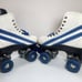 Vintage 70s White/Blue Roller Derby High Top Skates Size M4-W6