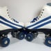 Vintage 70s White/Blue Roller Derby High Top Skates Size M4-W6