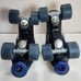 Vintage 70s White/Blue Roller Derby High Top Skates Size M4-W6