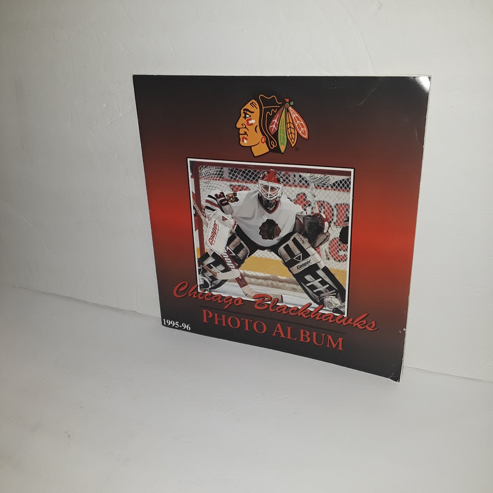 RARE 1995-96 CHICAGO BLACKHAWKS PHOTO ALBUM NHL COCA COLA PROMO HOCKEY