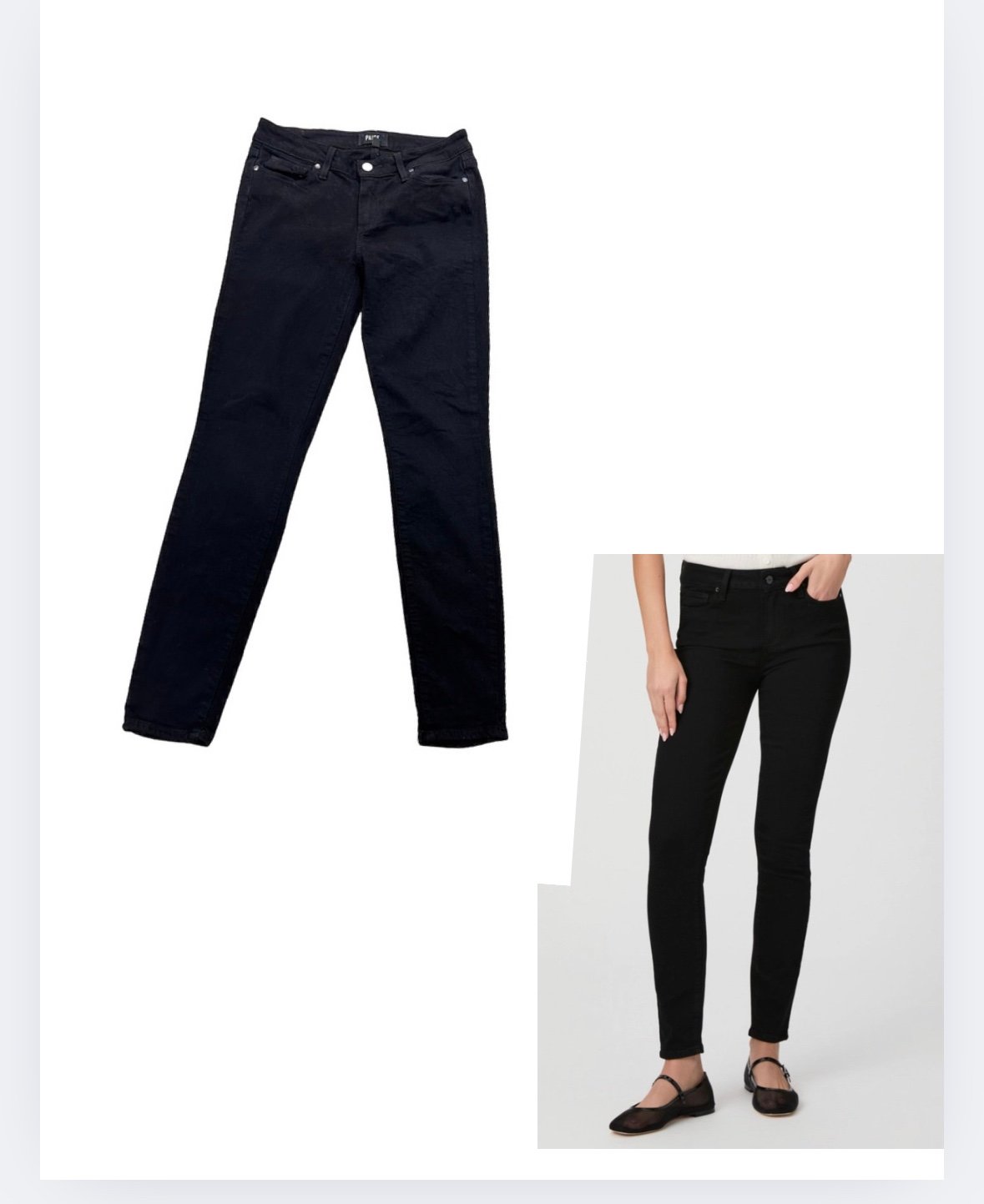 Paige Denim Jeans Size 28 Black Verdugo Ultra Skinny Women’s