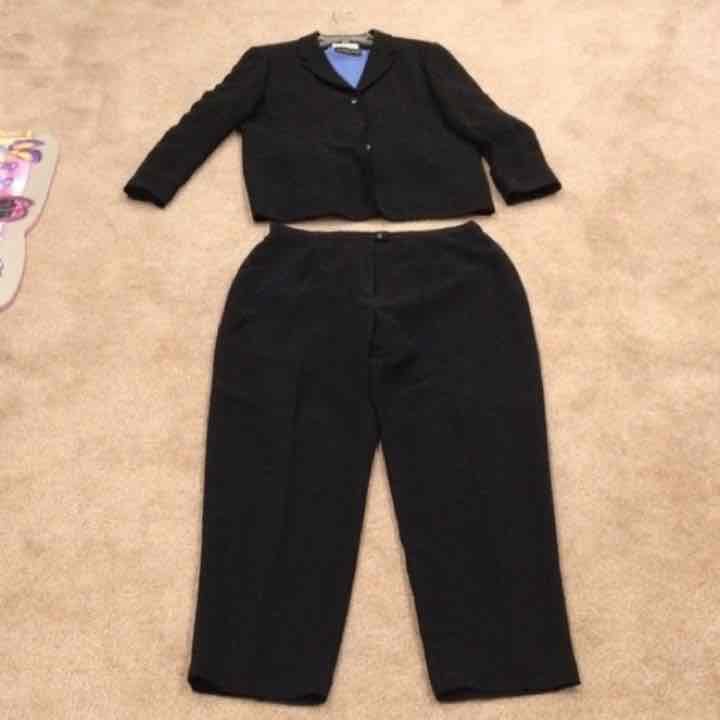 black suit
