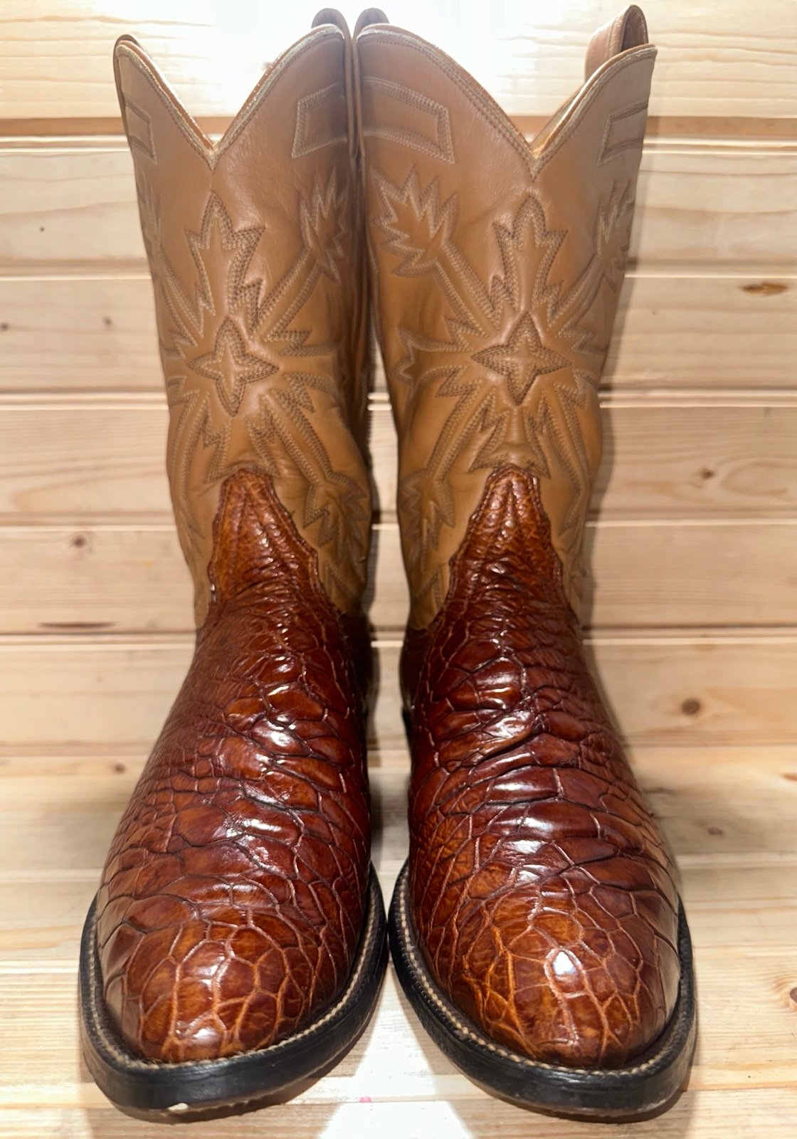 Pre-Ban Tony Lama Men’s Sea Turtle Exotic Cowboy Size 9.5B could fit 8.5D
