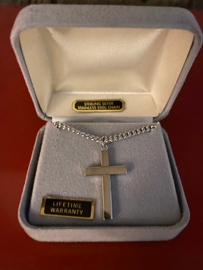 Silver Cross Necklace