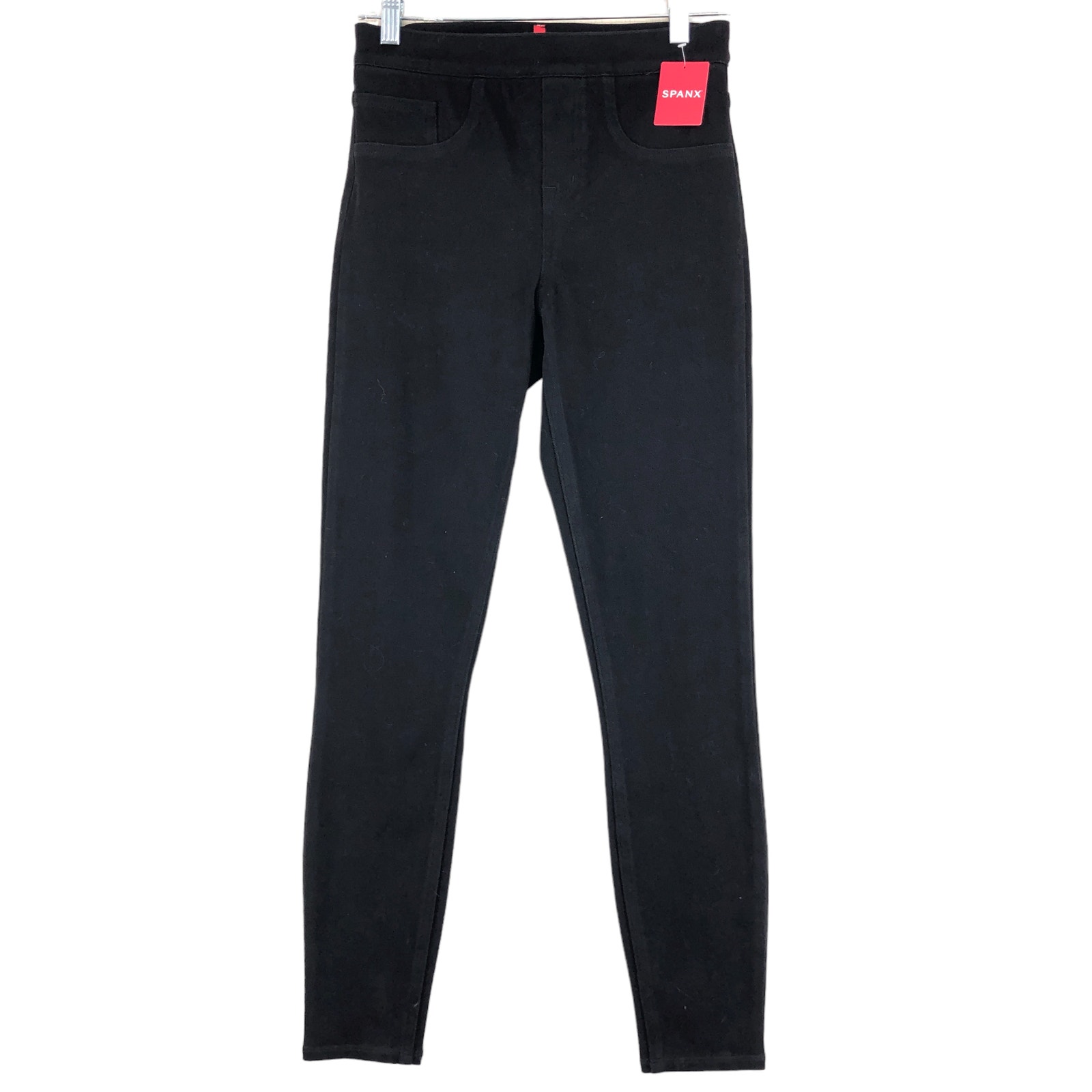 Spanx Womens Size S Ankle Jeanish Leggings Pants Stretch Pull On Black BRAND NEW