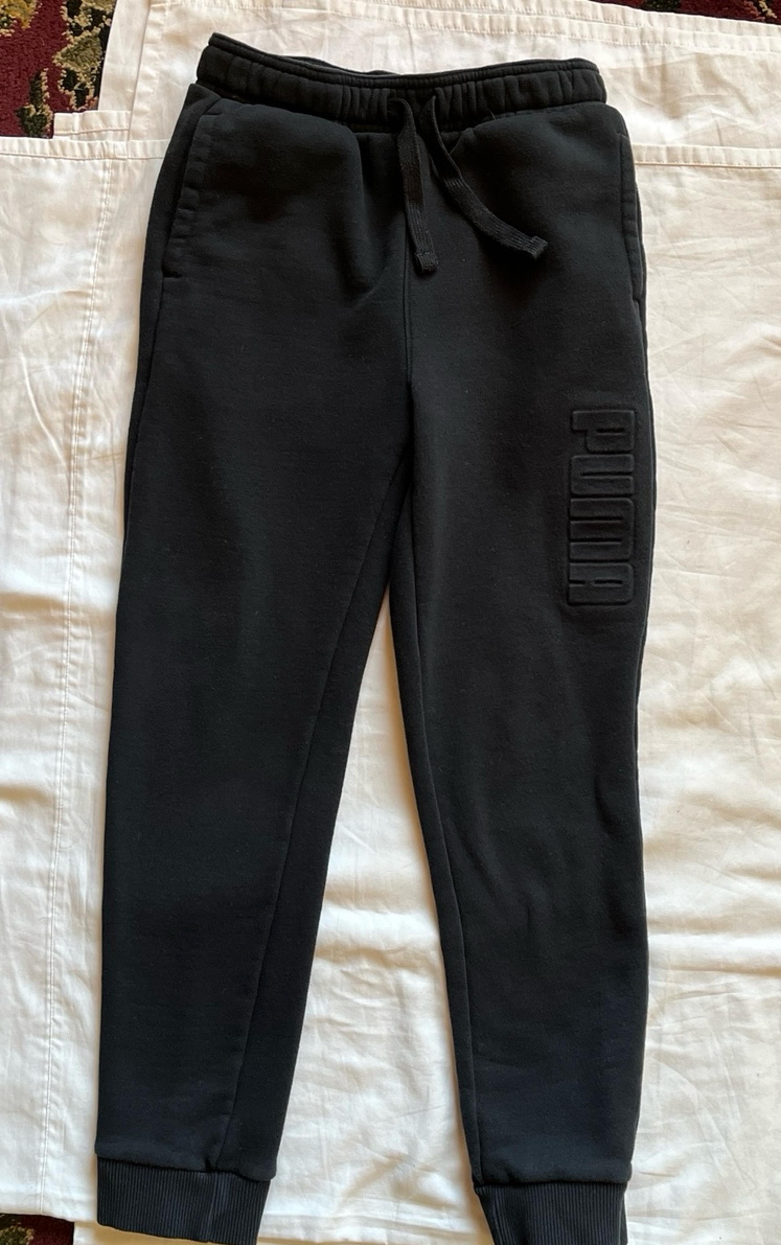 Puma kid’s sweatpants size M 10-12 black