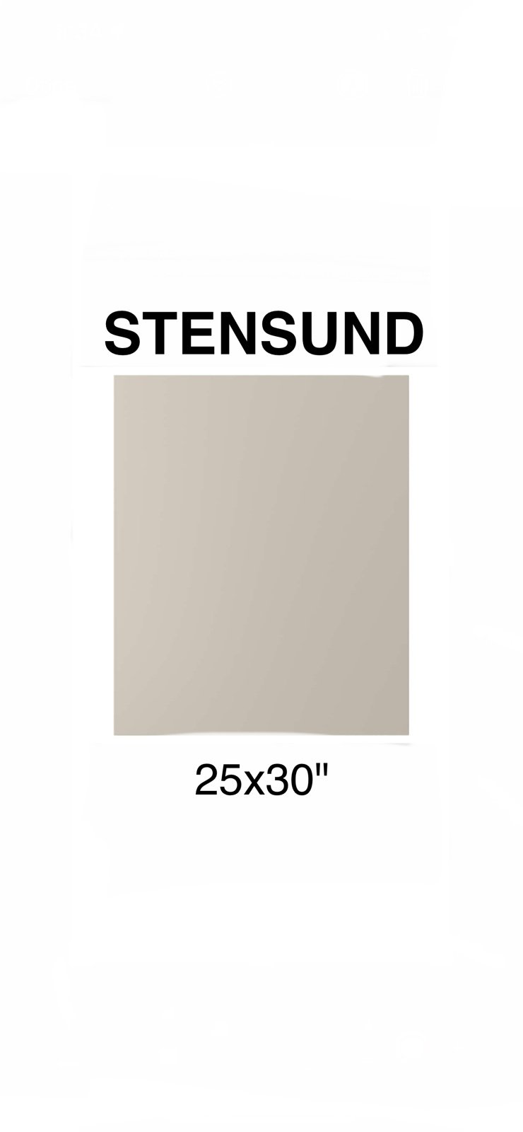 IKEA STENSUND 25x30 cover panel, beige 404.532.59
