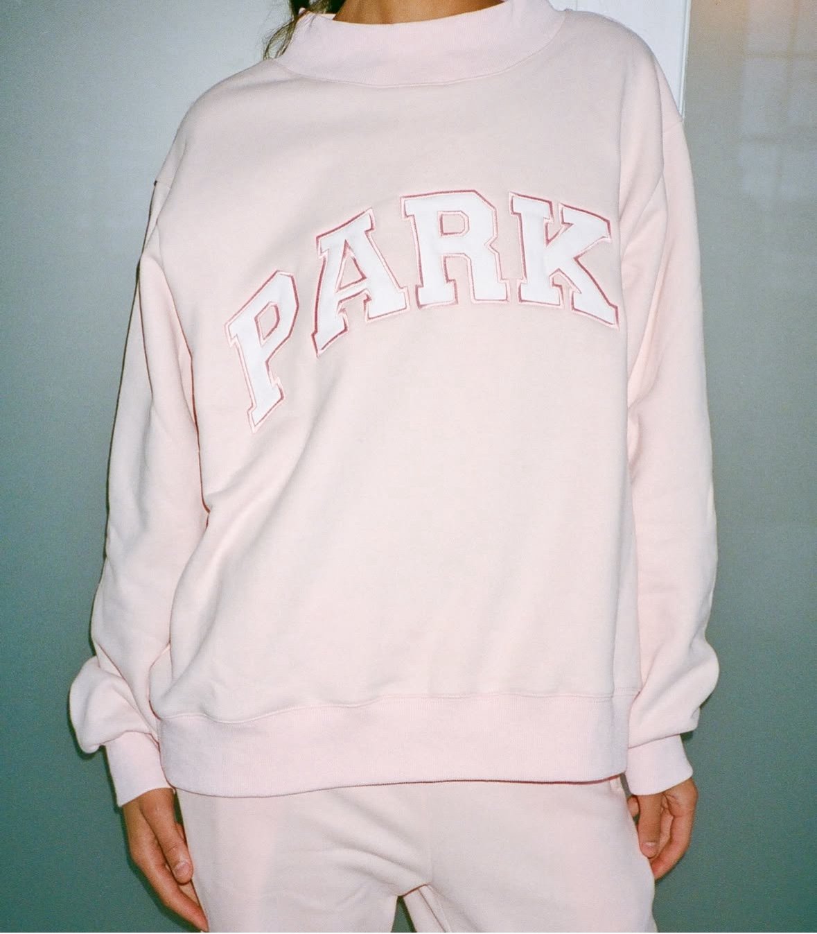 Parke sweatshirt mockneck Valentine’s Day drop