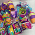 Mixed Preowned 12 lbs LOT! Polly Pocket Mini Compact Doll Playsets Purple Pink