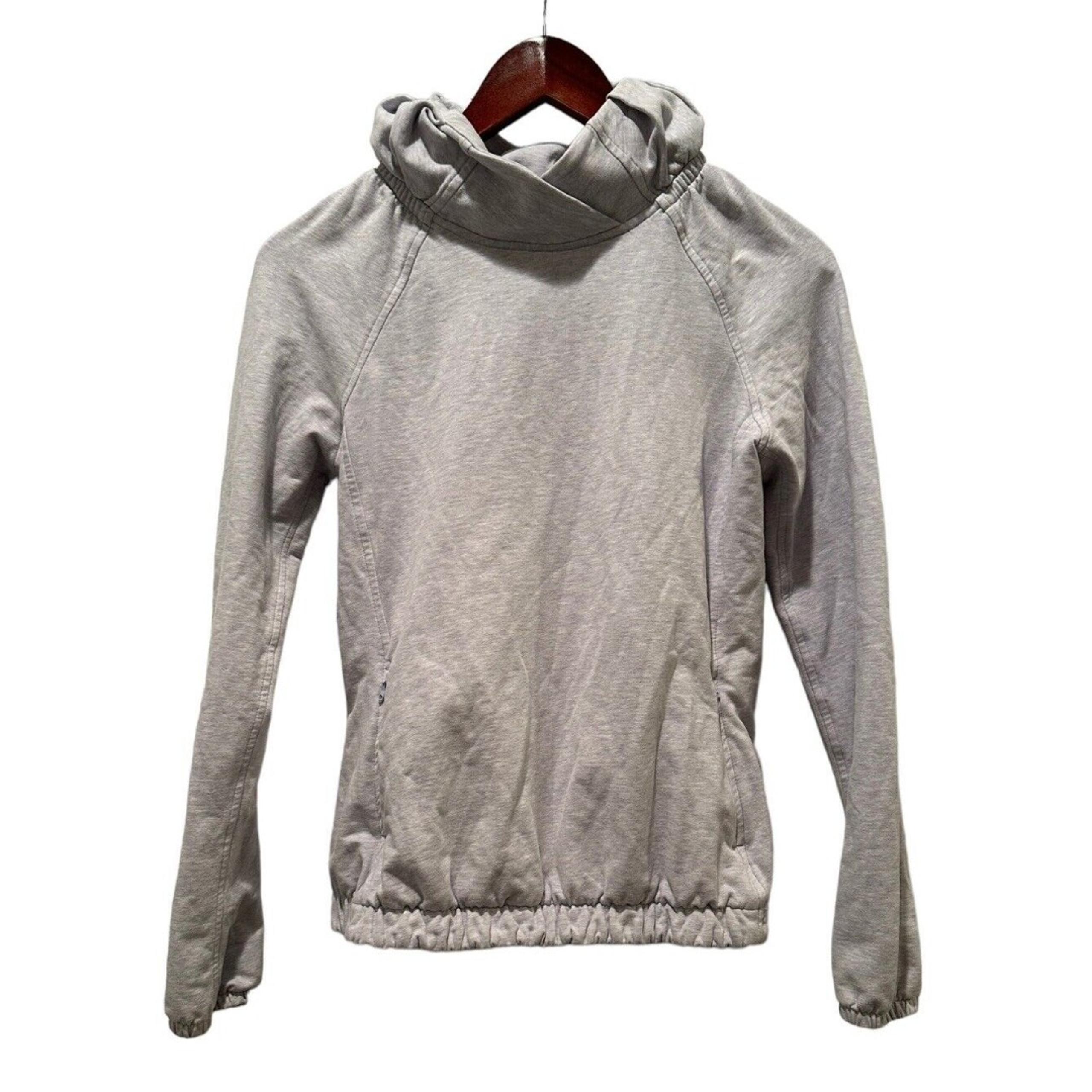 Lululemon Athletica Lavender Cowl Neck Elastic Waist Pullover Sweatshirt Size 2