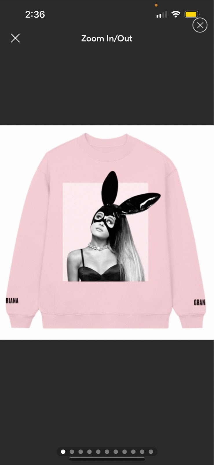 NEW Ariana Grande DWT crewneck