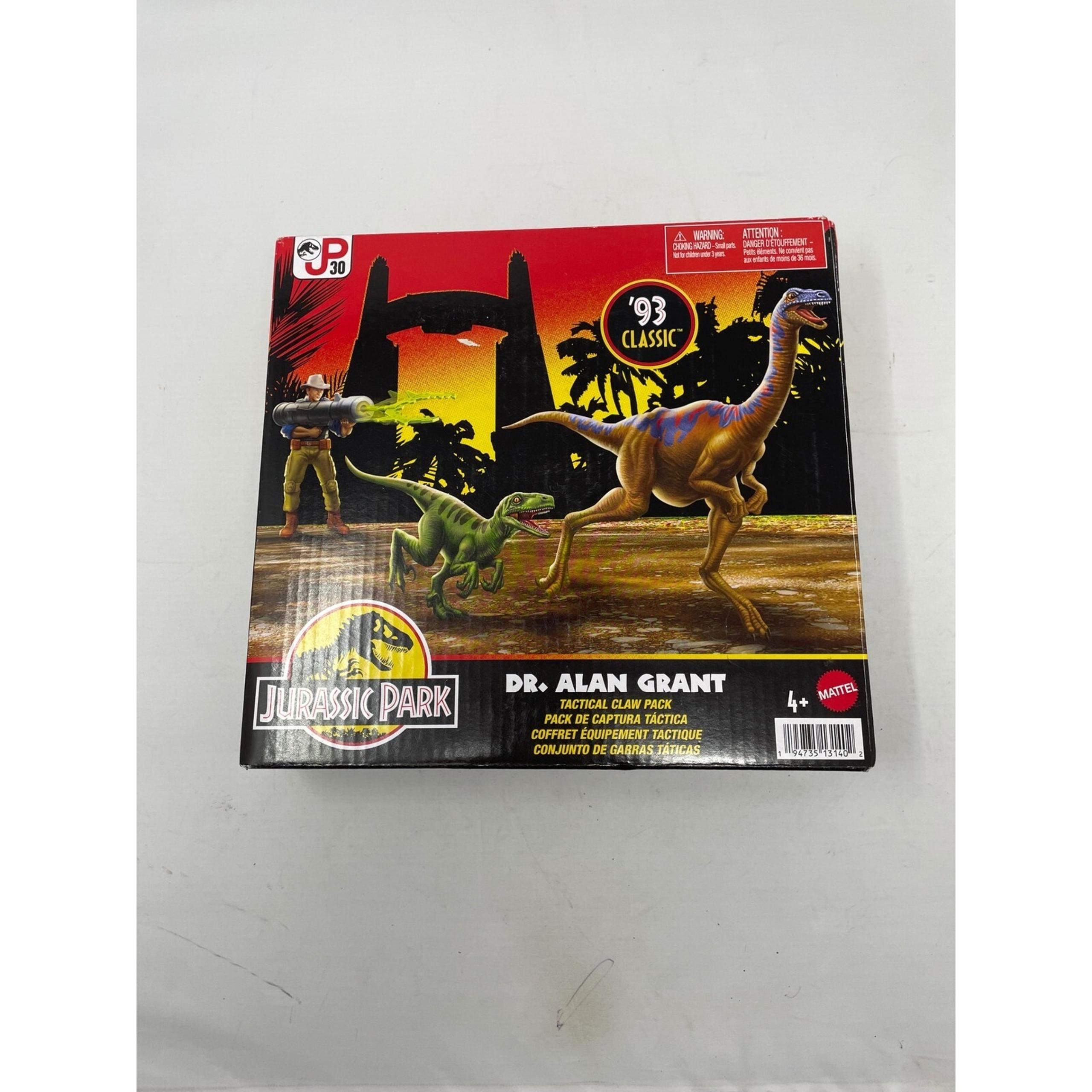 Jurassic Park '93 Classic Bundle – Dr. Alan Grant & Dr. Ian Malcolm – Mattel NIB
