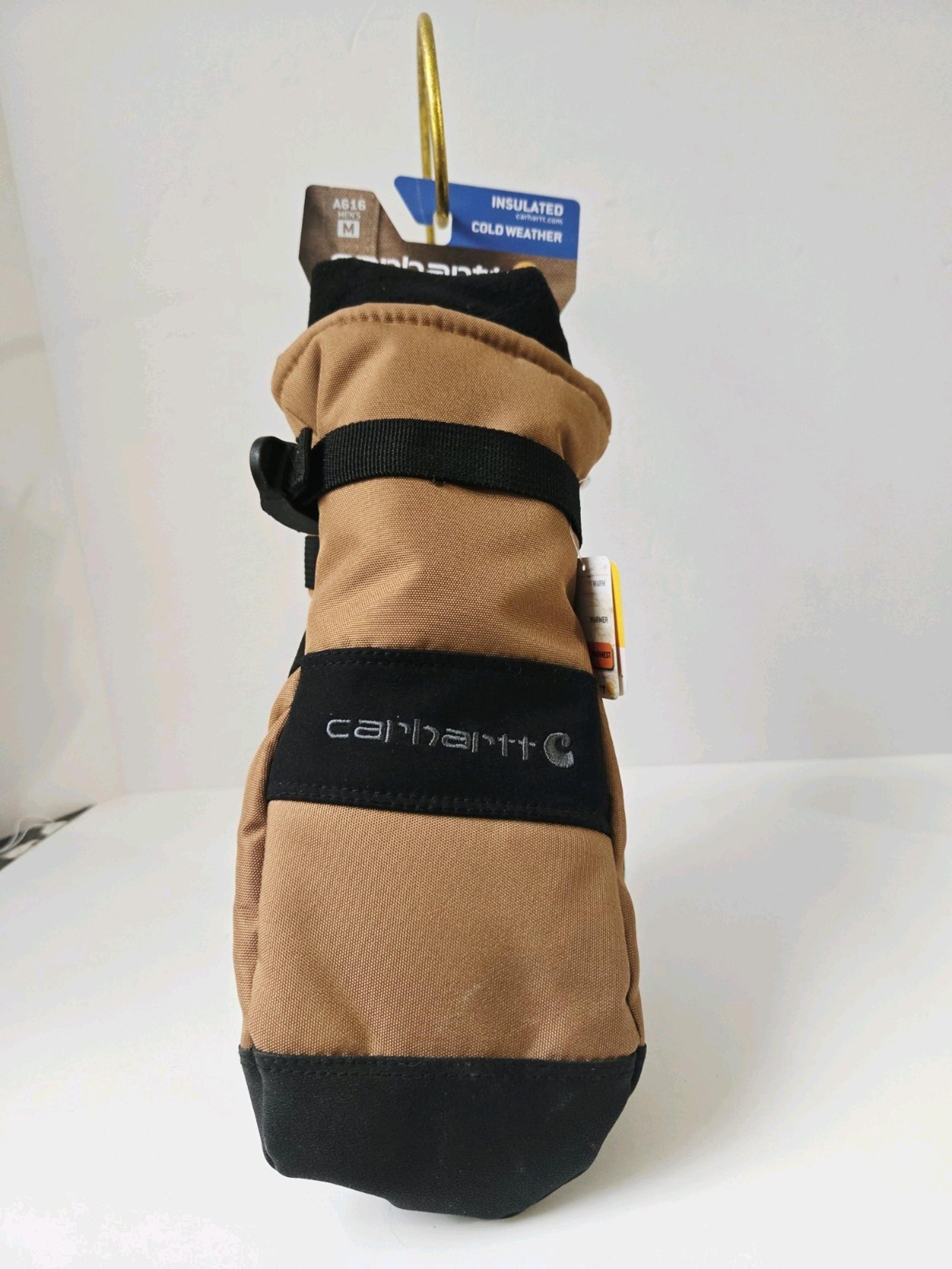 Carhartt Mens Work Gloves A616 Winter Insulated black/brown/grey insulated Mitt