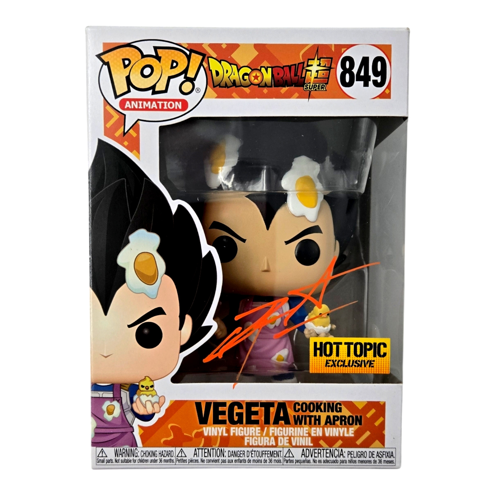 Vegeta Signed Funko Pop Chris Sabat Dragon Ball Z Anime Autograph JSA COA 725