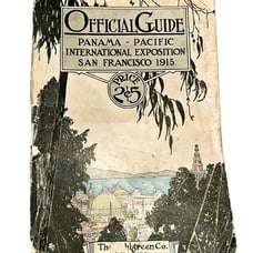 Vntg Official Guide of Panama Pacific International Exposition San Francisco Ca.