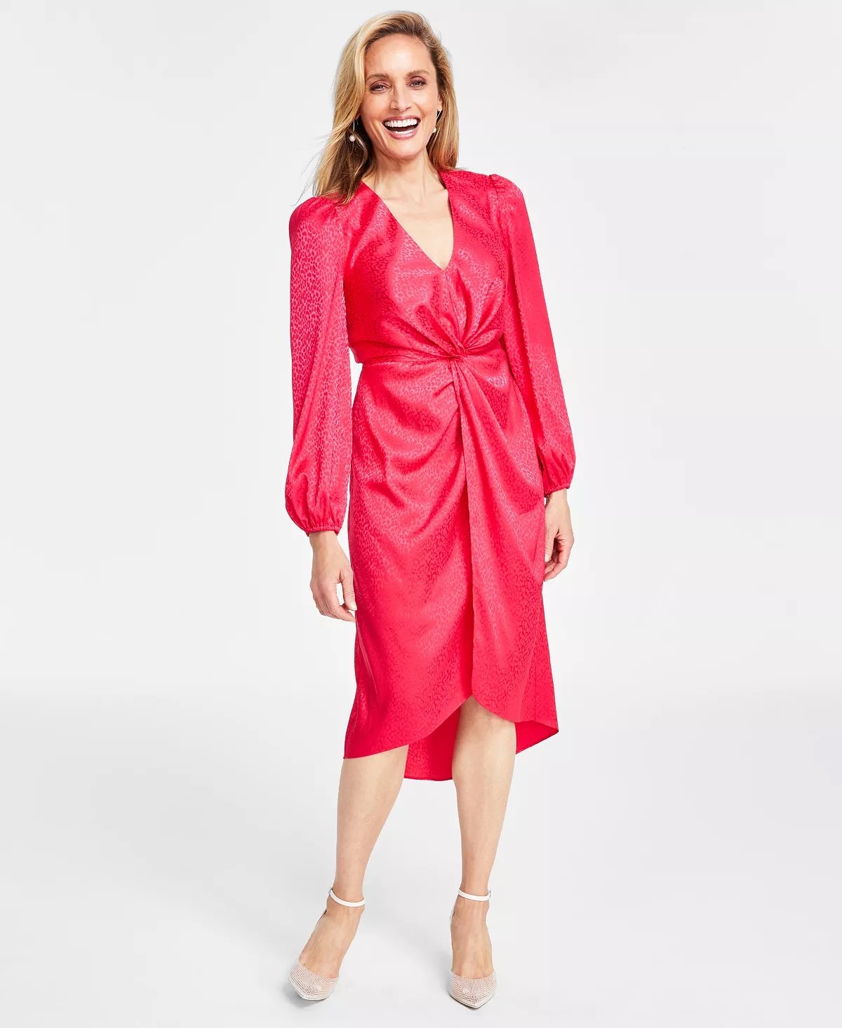 INC Women's Long-Sleeve Twist Dress_Size M NWT!