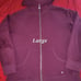 VICTORIA SECRET MAROON ANGEL HOODIE WITH GOLD SEQUIN **LARGE