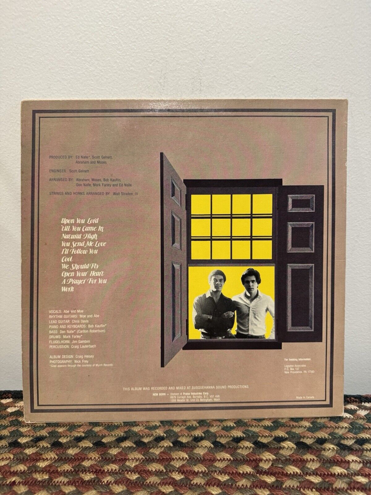 Abraham and Moses - 'Til You Came In (New Born) 1980 Jesus music album VG