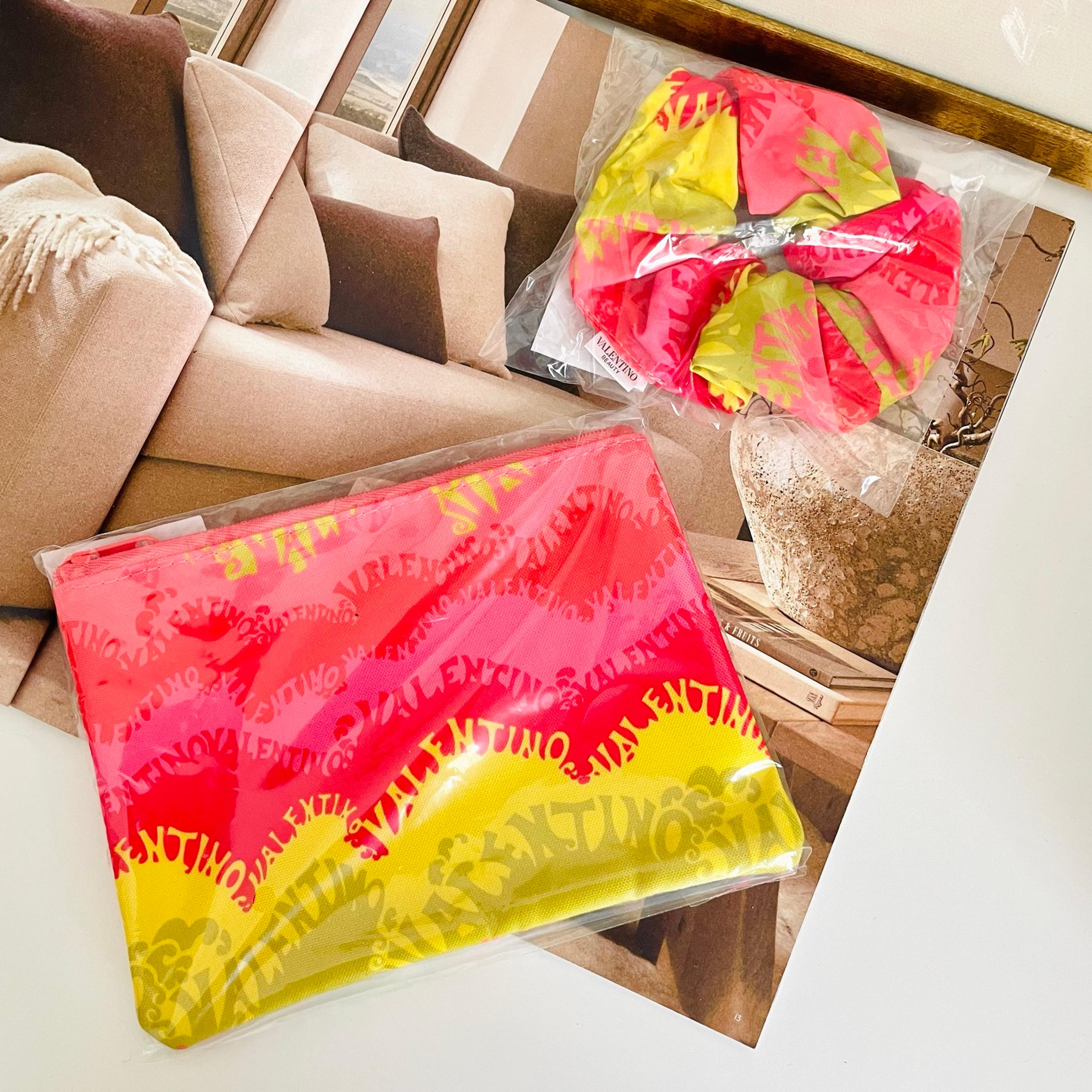 Valentino Cosmetic Bag & Hair Scrunchie