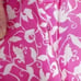 Lilita Azalea Pink Short Ruffle Sleeved Floral-Print Silk Mini Dress Sz Small