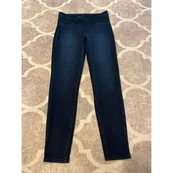 Spanx pull on jegging size small dark wash