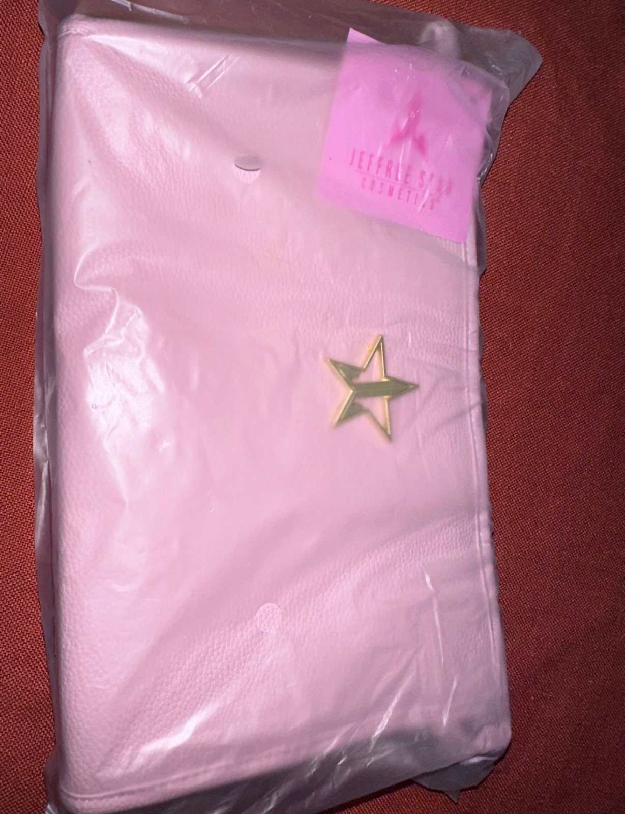 New Jeffree Star unreleased pink/blush purse makeup bag