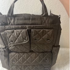 Lug Signature Charleston Destination Travel Tote large Brown