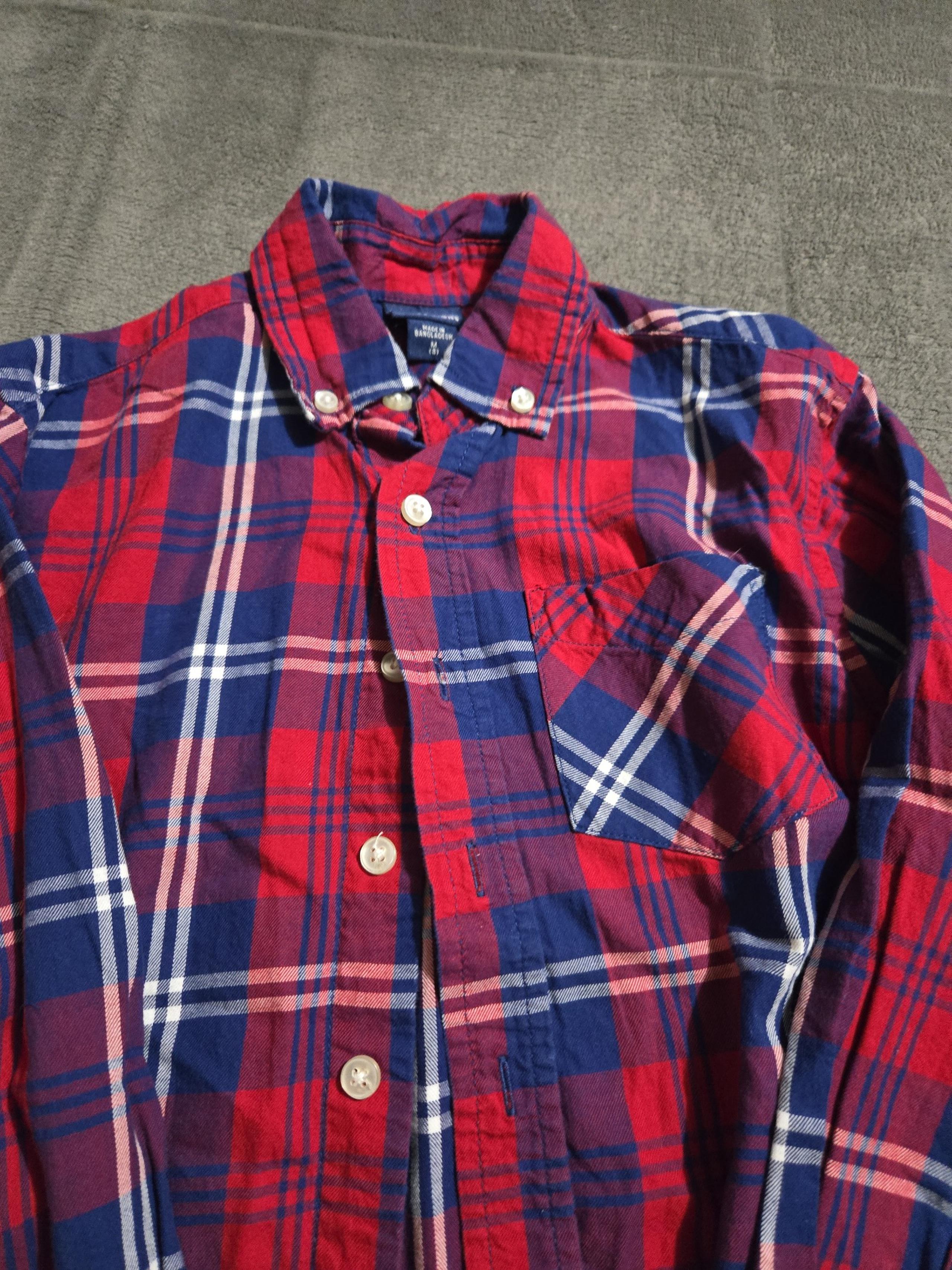 Boys plaid long sleeve size 8 shirt