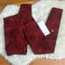 Lululemon Wunder Train HR Tight 25” Contour Fit LLL Ombré Red Multi Size 2 NWT