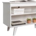 Modern Entertainment Center, Console Table, TV Stand up to 55' (White)