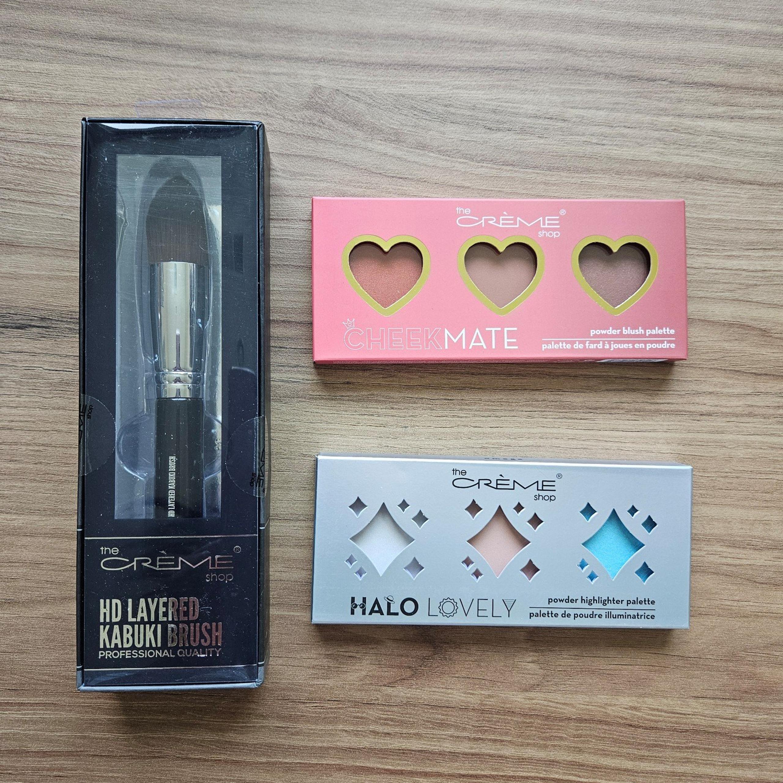 The Creme Shop Face Makeup Brush Highlighter Blush Bundle
