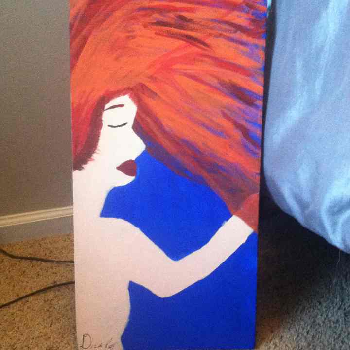 Sleeping flame painted by me Dal'Linda