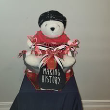 Red Christmas Polar Bear Diaper Trycycle Cake-Boy Newborn-**Free Shipping **