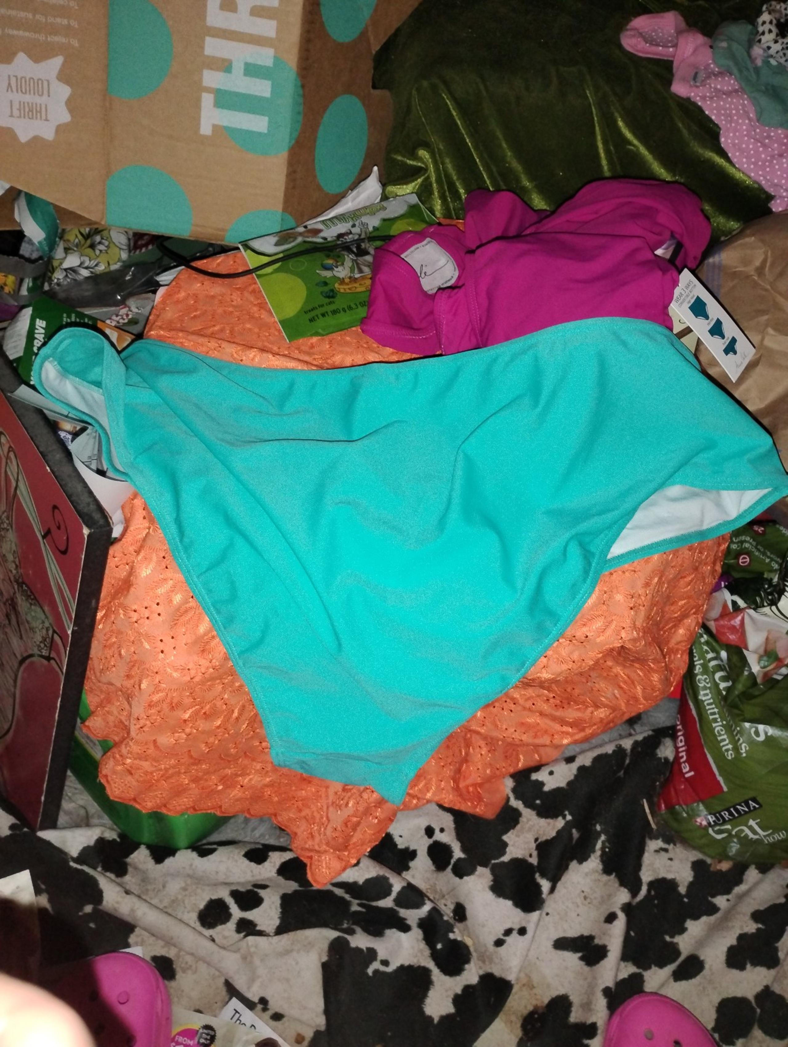 Bathing suit bikini bottoms gently worn, very good shape, safety,seal, crotch