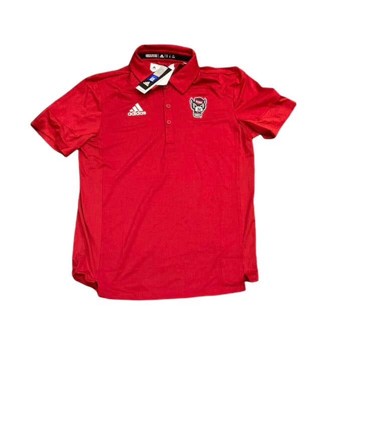 NC North Carolina State Wolfpack Adidas Men's Polo Shirt Large