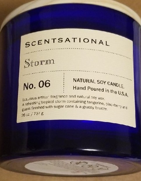 Scentsational Storm No. 06 Natural Soy C