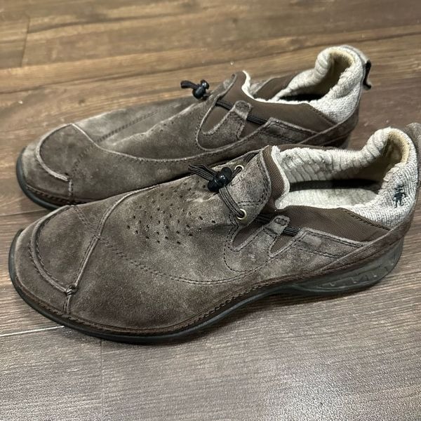 Smartwool arch support suede 10 casual slip on shoes