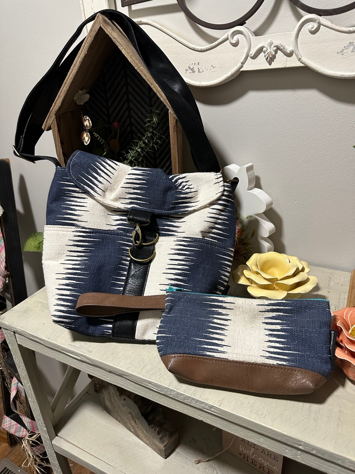 Rebekah Scott handbag and wristlet