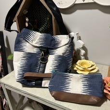 Rebekah Scott handbag and wristlet